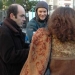 A gauche, René Dutrey, 1er adjoint au Maire du 14e