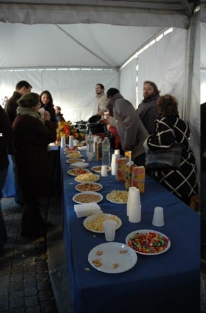 Un p'tit buffet pour fêter l'événement...