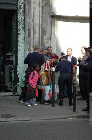 Sortie pacifique des squatteurs