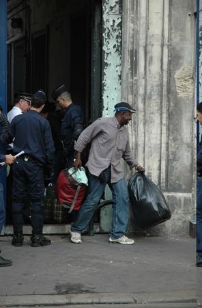 Sortie des squatteurs