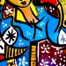 Kimono bleu