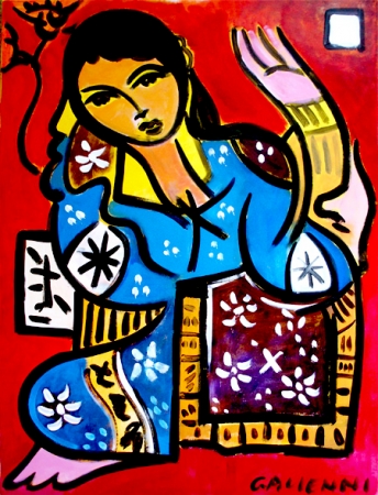 Kimono bleu