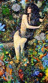 La femme dans l'arbre