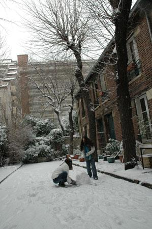 ...bonhomme de neige...