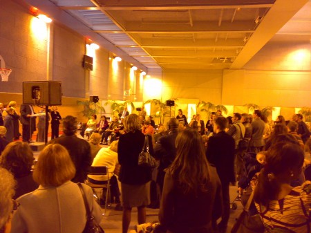 Une audience attentive