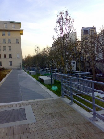 Le toit terrasse du Gymnase Alice Milliat