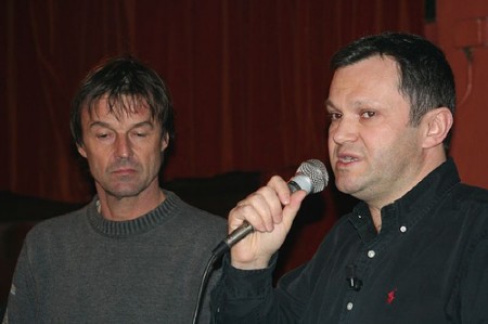 Pierre Vallet accueille Nicolas Hulot