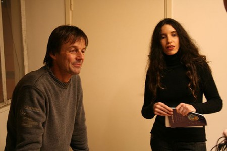 Nicolas Hulot et Natasha de Mémoire-Vive