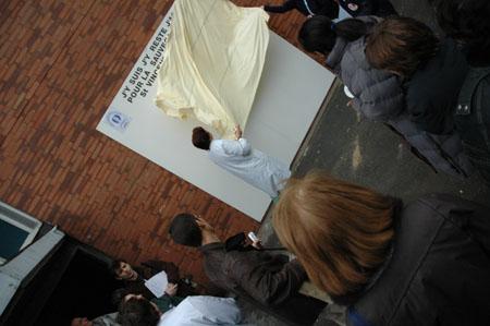 Inauguration de la fresque symbolique