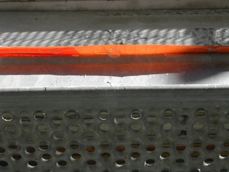 rouge échafaudage