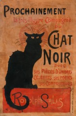 Exposition, Autour du Chat noir, Musée de Montmartre